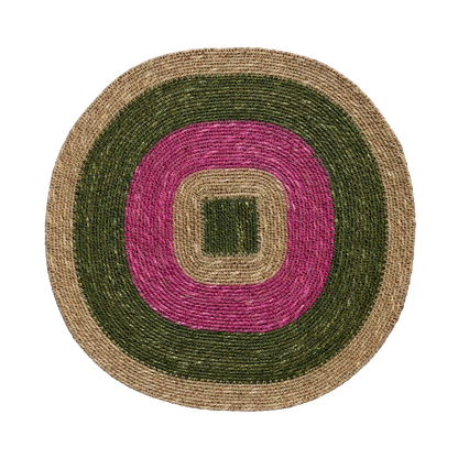 Tovaglietta in giunco marino: colore Mada - Magenta