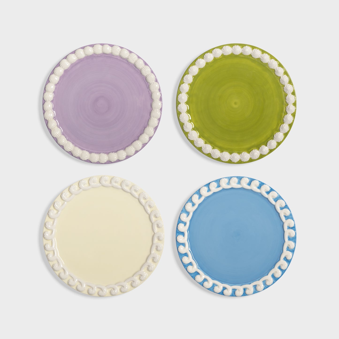 Piattini whip #2 - set di 4
