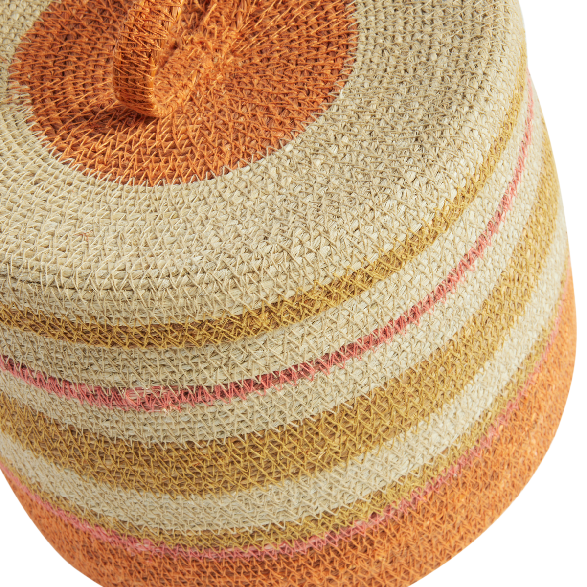 Cestino Scatola S - Arancione/Mais - dim. 26 × 26 × 21 cm
