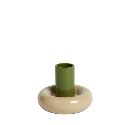 Portacandela Donut S - Kaki