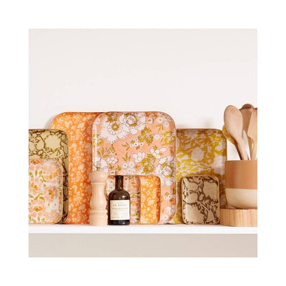 Vassoio Tiny in metallo smaltato - Petunia Rosa - dim. 15,50 x 11,50 cm