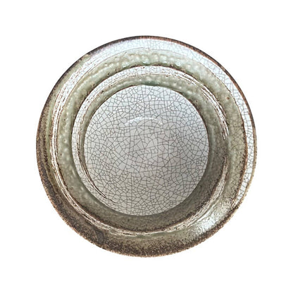 Ciotola Conica in Ceramica Artigianale – colore Blu Oceano oppure Craquelé