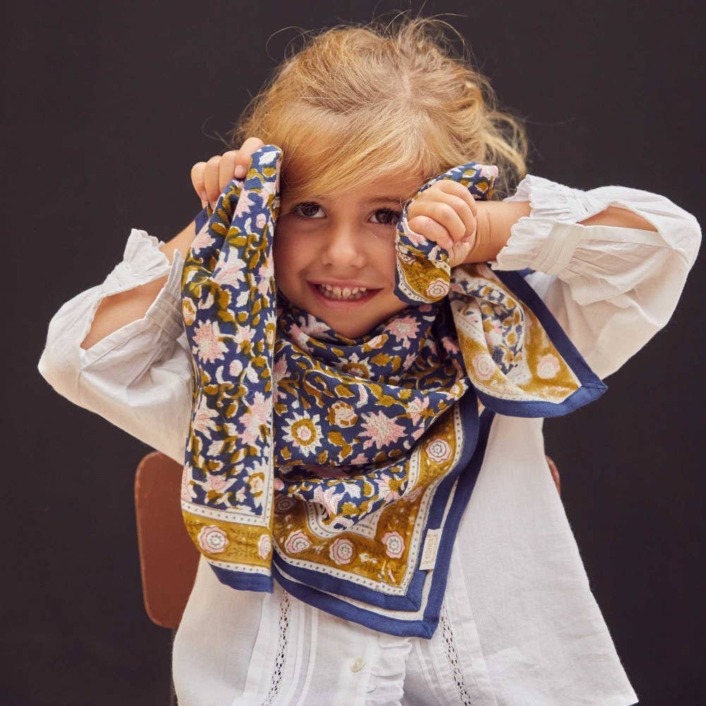 Sciarpa Indiana - Azzurro Indaco