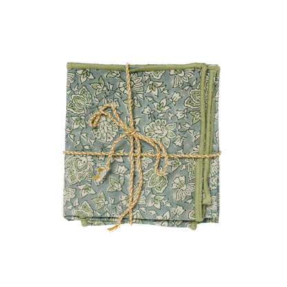 Set di 2 Tovaglioli - Arushi Blue Green