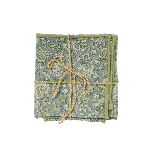 Set di 2 Tovaglioli - Arushi Blue Green