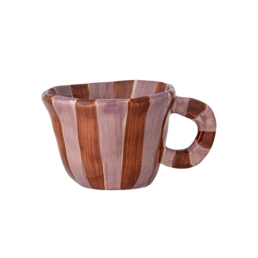 Tazza NINI - Righe rosse e rosa