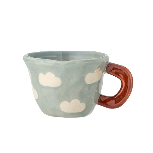 Tazza NINI - Azzurra con nuvole bianche
