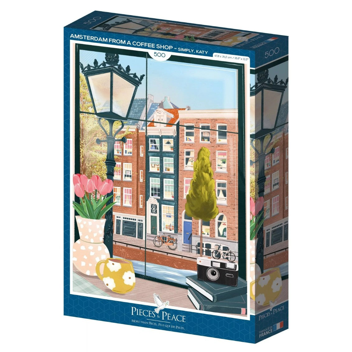 Puzzle da 500 pezzi - Amsterdam da un bar
