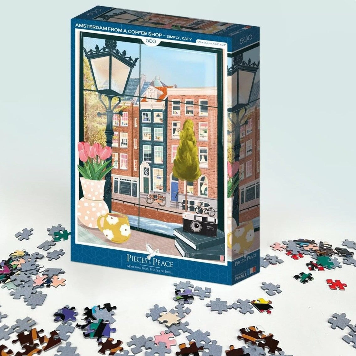 Puzzle da 500 pezzi - Amsterdam da un bar