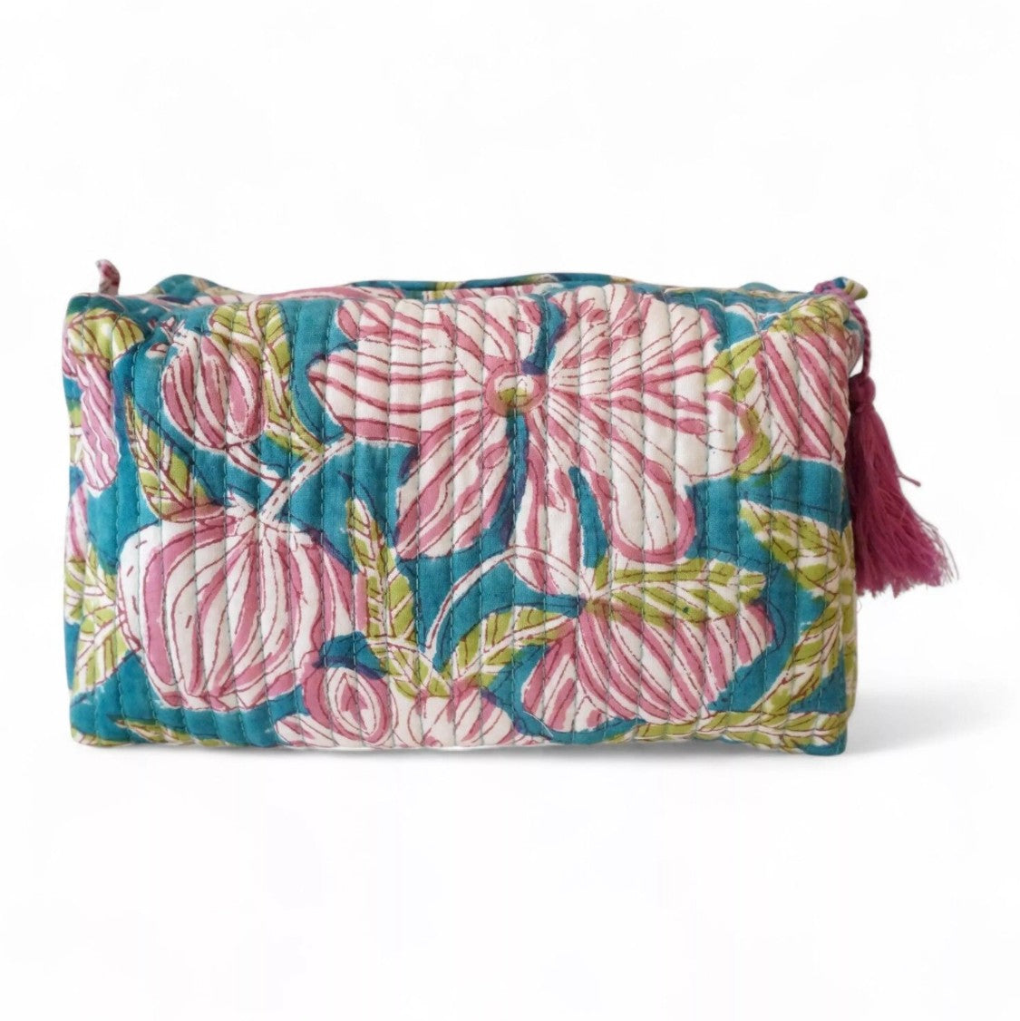 Beauty case in cotone stampato n. 87