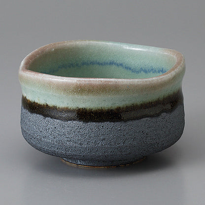 Ciotola giapponese in ceramica, blu, marrone e grigio - BURURAIN