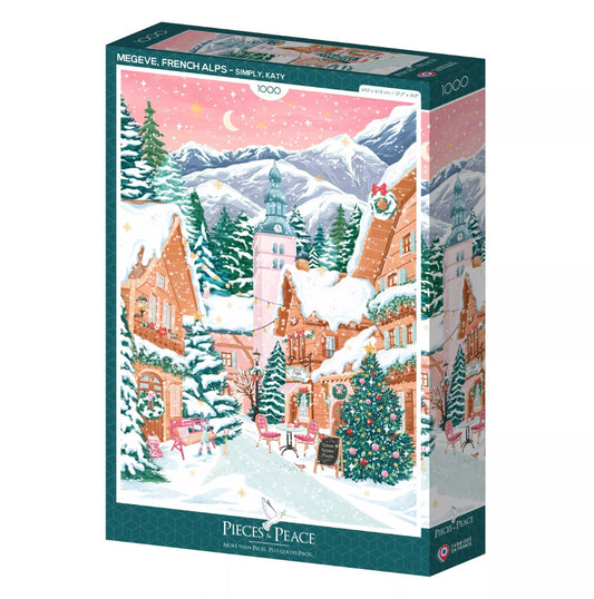 Puzzle da 1000 pezzi - Megéve, Alpi francesi