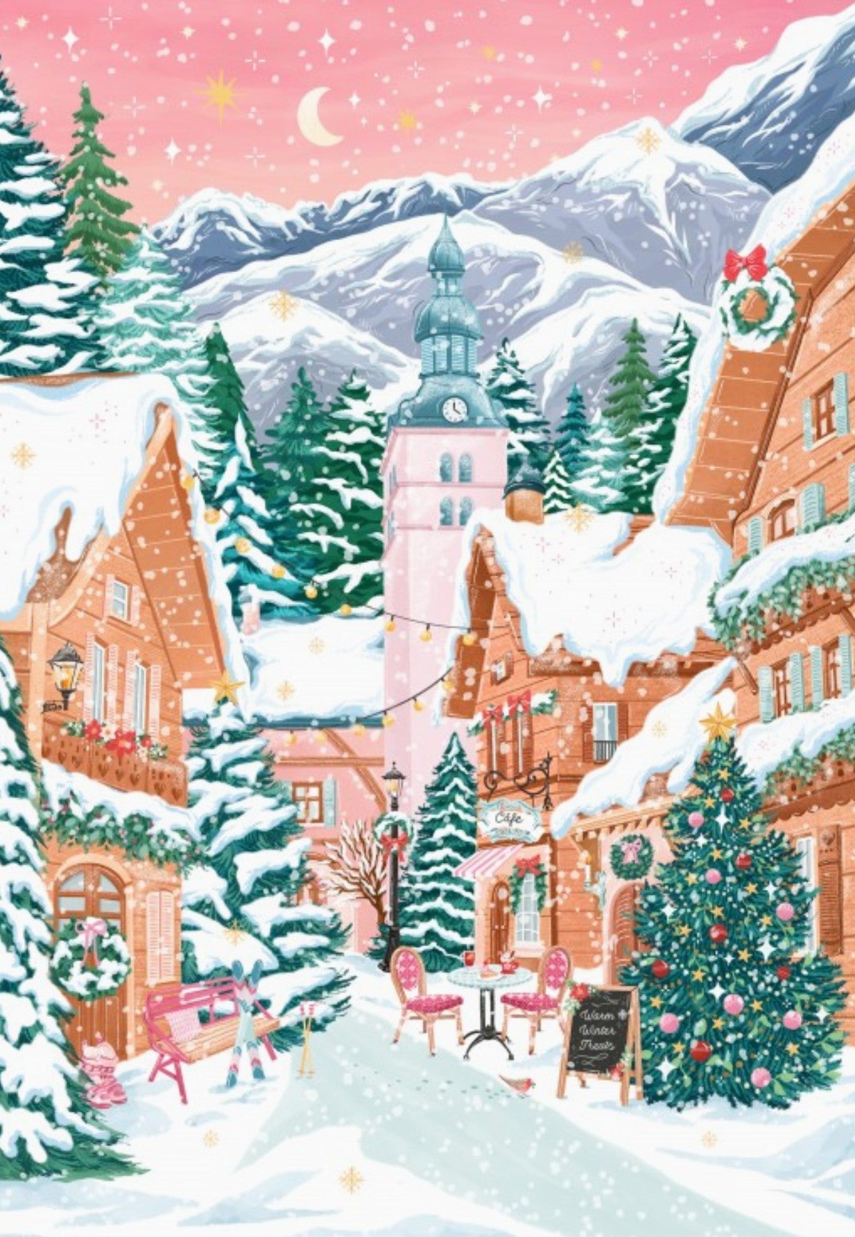 Puzzle da 1000 pezzi - Megéve, Alpi francesi