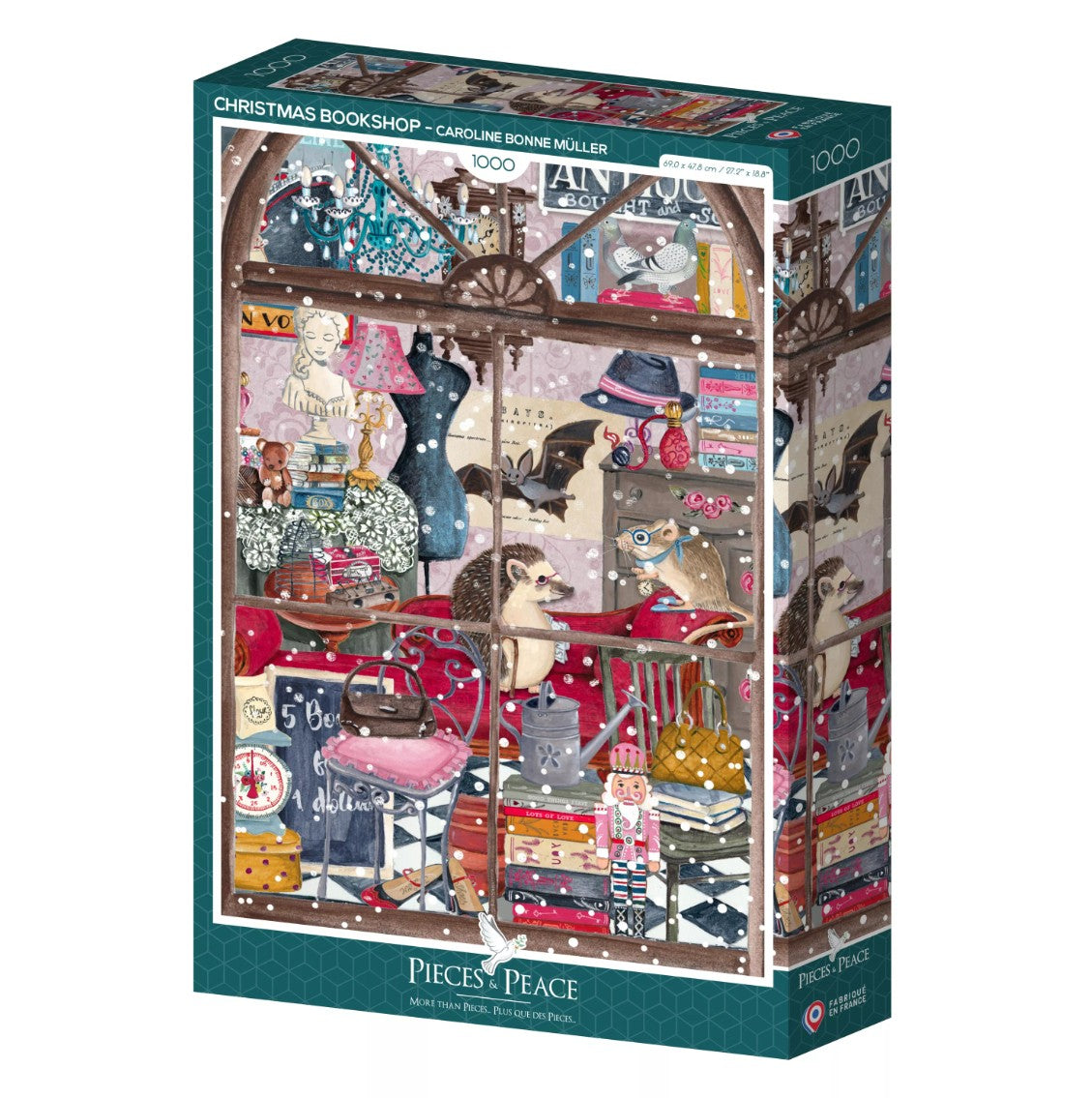 Puzzle da 1000 pezzi - La libreria di Natale