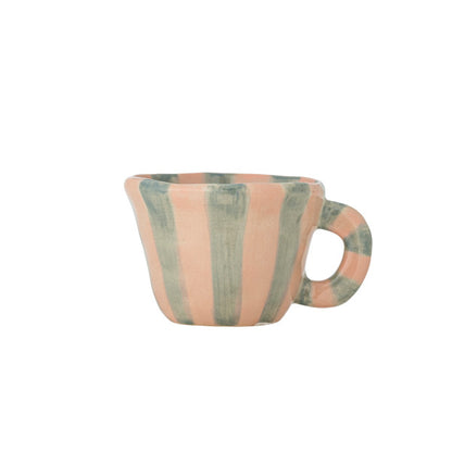 Tazza NINI - Righe azzurre e rosa