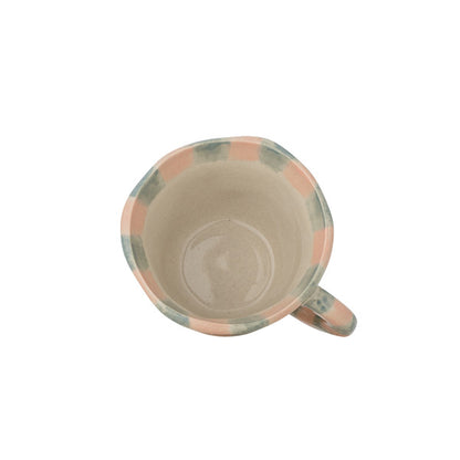 Tazza NINI - Righe azzurre e rosa