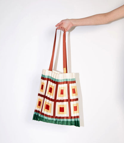 Borsa a tracolla in raso plissè - modello VICO