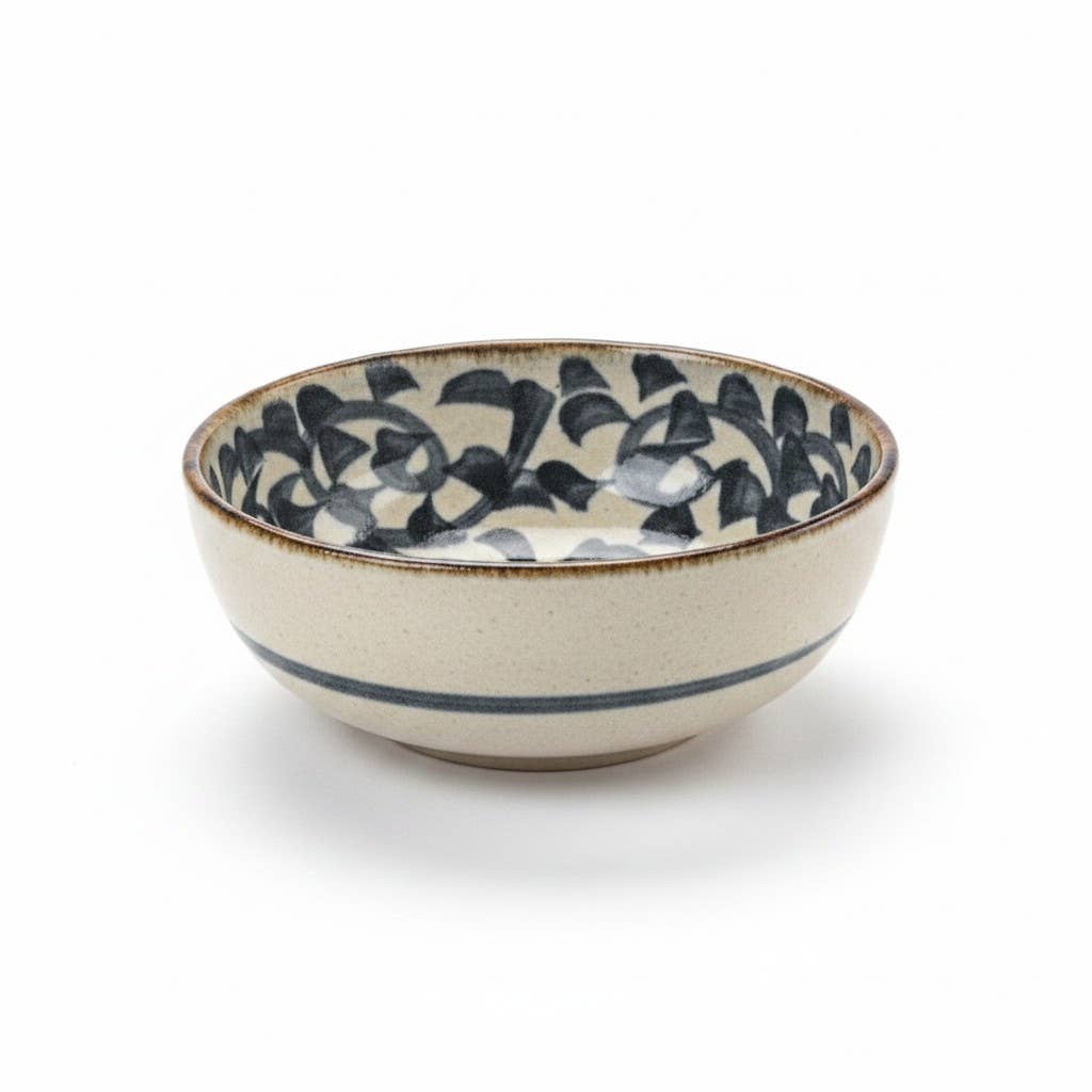 Ciotola per insalata con design stilizzato di polpo in ceramica giapponese