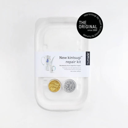 Kit Kintsugi - oro e argento - Riparazione ceramica fai da te