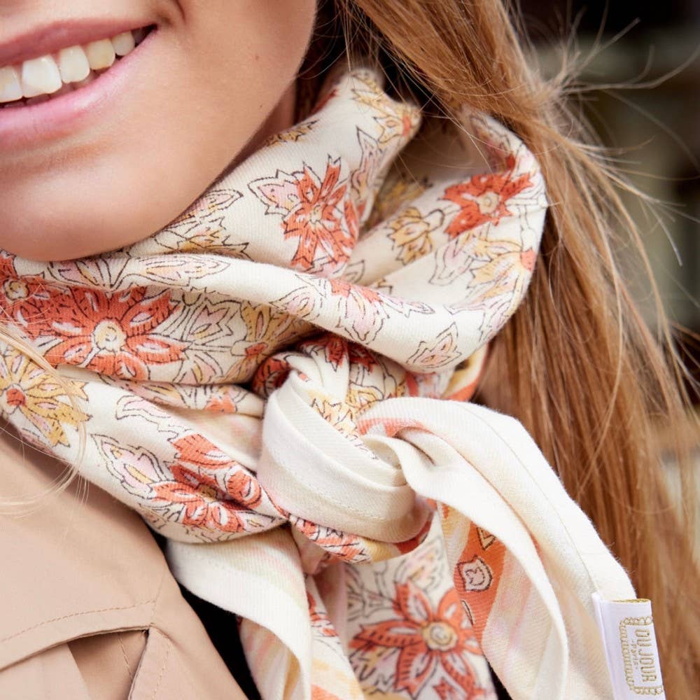 Foulard Indiano - Arya Ecru