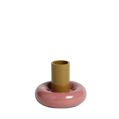 Portacandela Donut S - Palissandro
