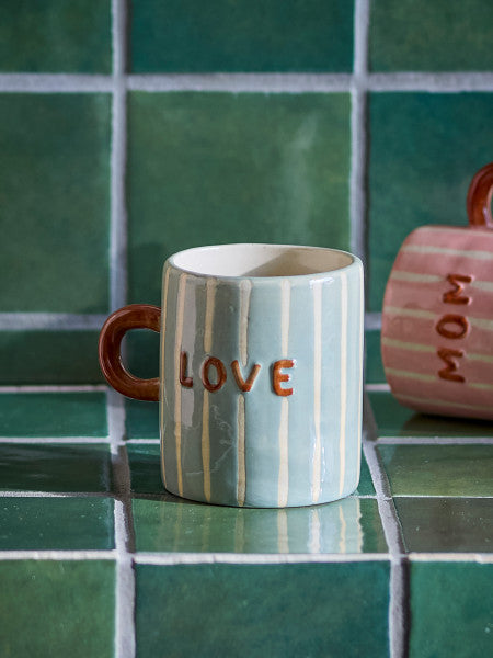 Tazza LOVE DAD - Gres azzurro