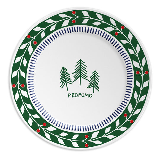 PROFUMO - Piatto in porcellana con scritta