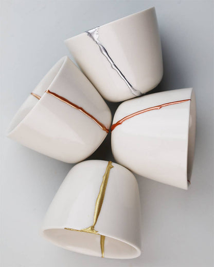 Kit Kintsugi argento - Riparazione ceramica fai da te