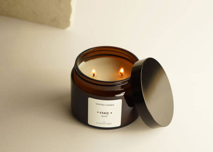 Candela cera vegetale THE OLPHACTORY - SANTAL - 360 gr