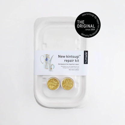 Kit Kintsugi - oro e oro - Riparazione ceramica fai da te