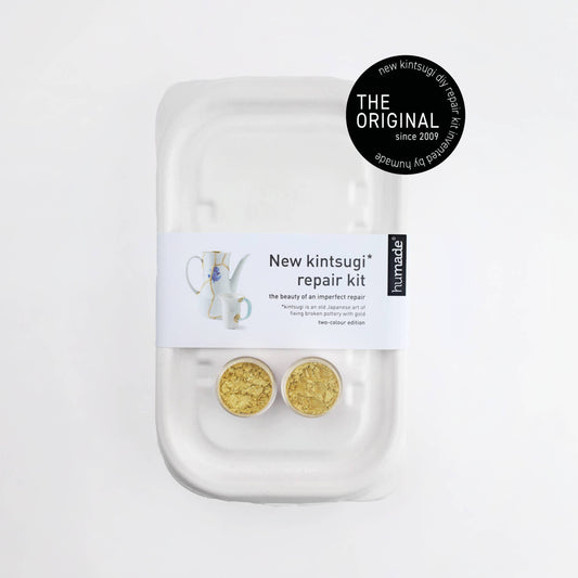 Kit Kintsugi - oro e oro - Riparazione ceramica fai da te