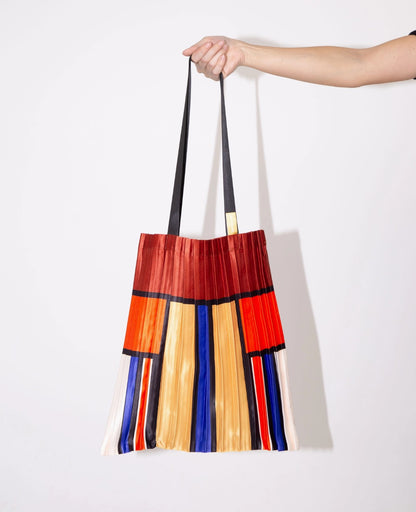 Borsa a tracolla in raso plissè - modello GALLURA