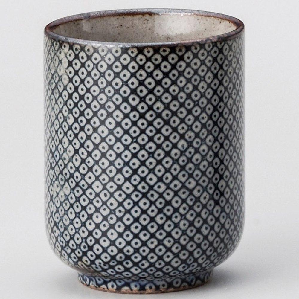 Tazza da tè giapponese in ceramica blu - KANOKO