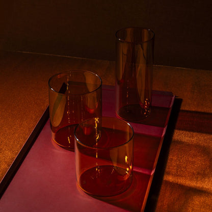 VASSOIO STORM ROSSO - Vassoio 20x20 cm - colore ROSSO - Design: Ivan feat.kn