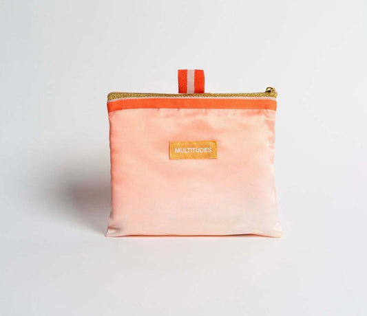 Pochette in raso plissettato - modello NUDE