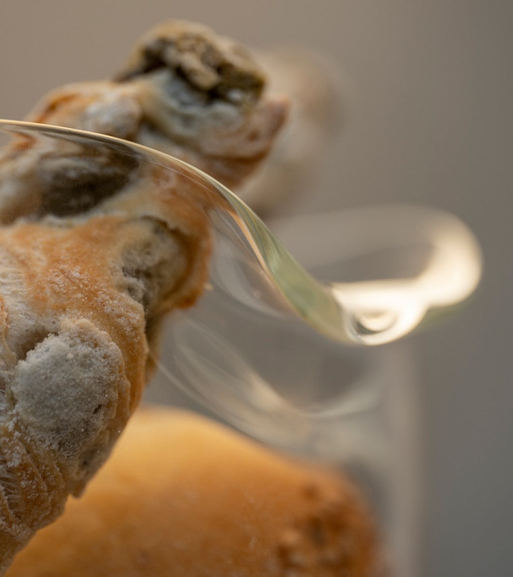 SHAPELESS - Portapane in vetro borosilicato - Knindustrie