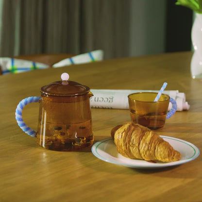 Cucchiaio duetto ambra - set da 4