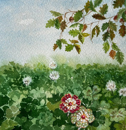 Orecchini quadrifoglio - a_mano_per_te