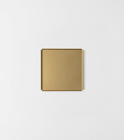 VASSOIO STORM CHAMPAGNE - Vassoio 20x20 cm - color CHAMPAGNE - Design: Ivan feat.kn