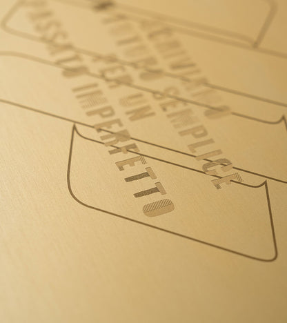 VASSOIO STORM CHAMPAGNE - Vassoio 20x20 cm - color CHAMPAGNE - Design: Ivan feat.kn