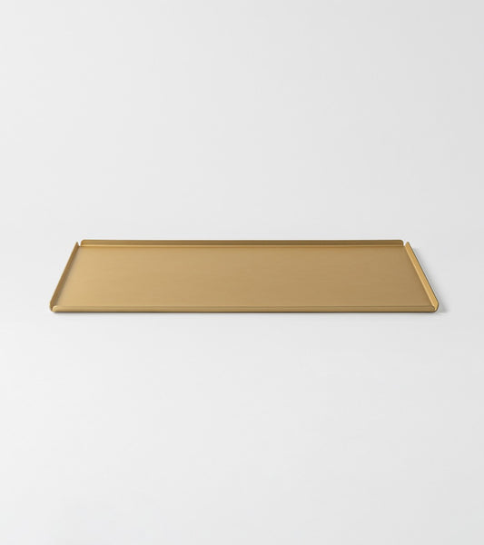 VASSOIO STORM CHAMPAGNE - Vassoio 40x20 cm - color CHAMPAGNE - Design: Ivan feat.kn
