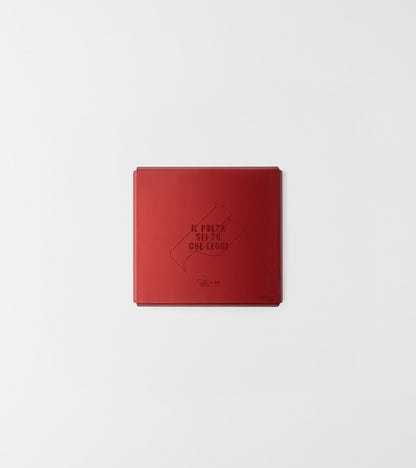 VASSOIO STORM ROSSO - Vassoio 20x20 cm - colore ROSSO - Design: Ivan feat.kn