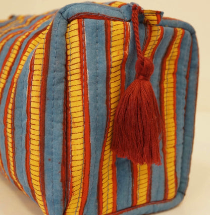 Beauty case in cotone stampato n. 43