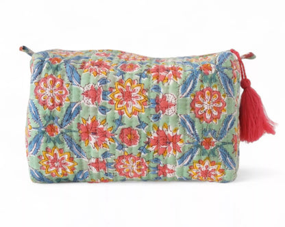 Beauty case in cotone stampato n. 65