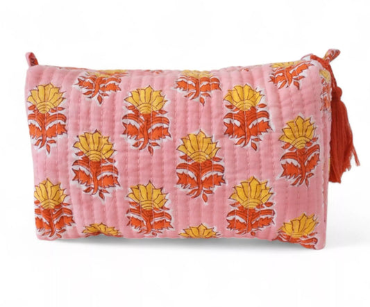 Beauty case in cotone stampato n. 66