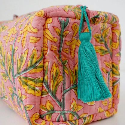 Beauty case in cotone stampato n. 78