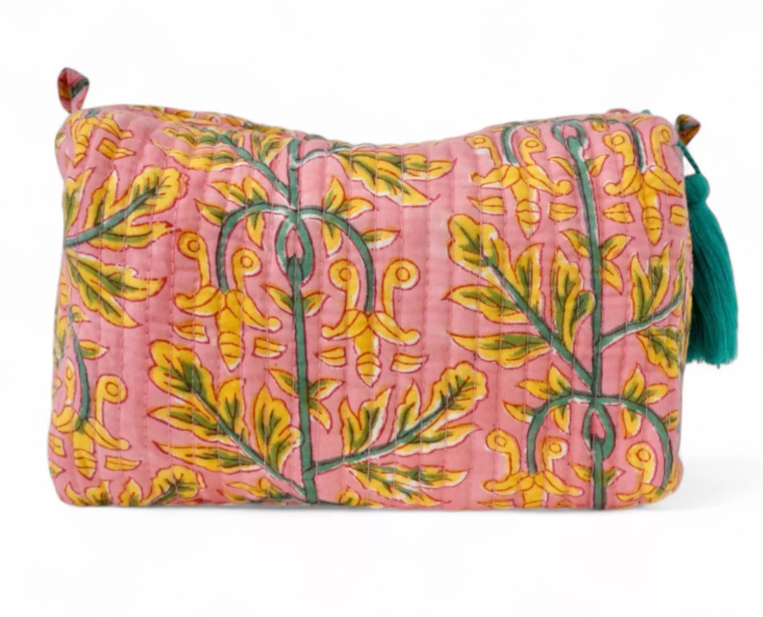 Beauty case in cotone stampato n. 78