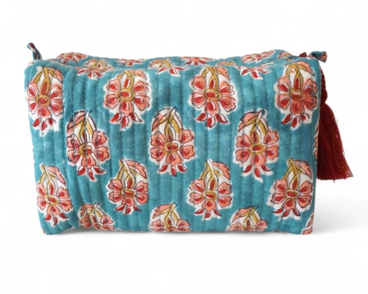 Beauty case in cotone stampato n. 83