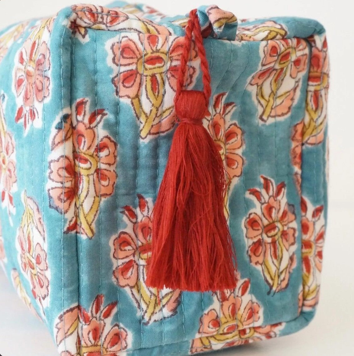 Beauty case in cotone stampato n. 83