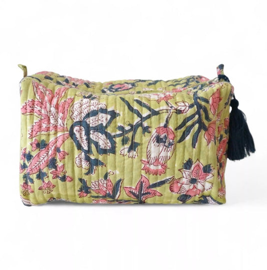 Beauty case in cotone stampato n. 84